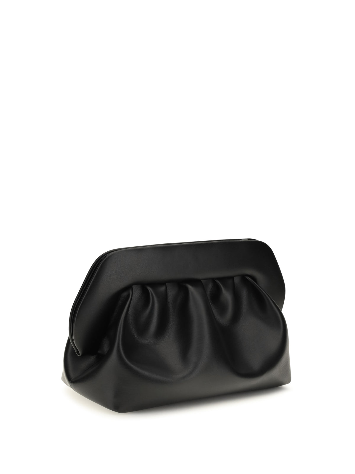 Themoirè Bios Vegan Fabric Clutch - Jet Black