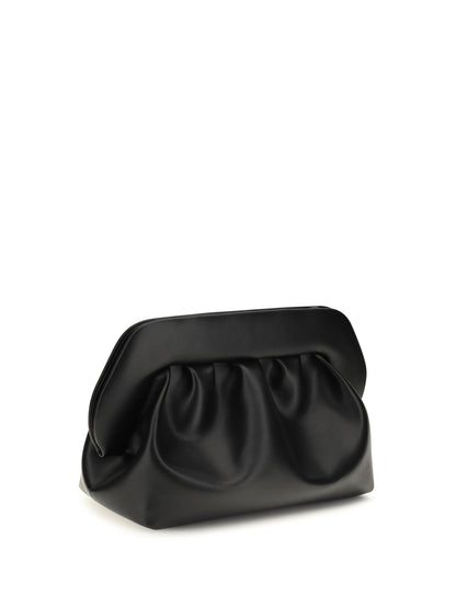 Themoirè Bios Vegan Fabric Clutch - Jet Black