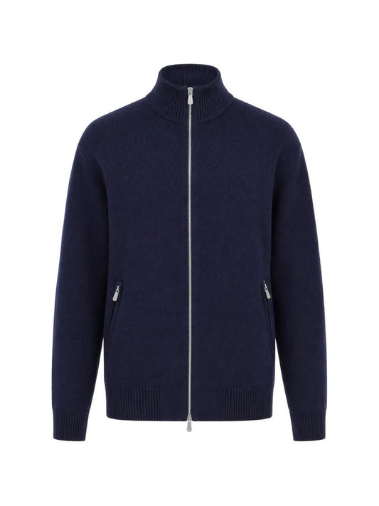 Brunello Cucinelli Cashmere Blend Cardigan - Blue
