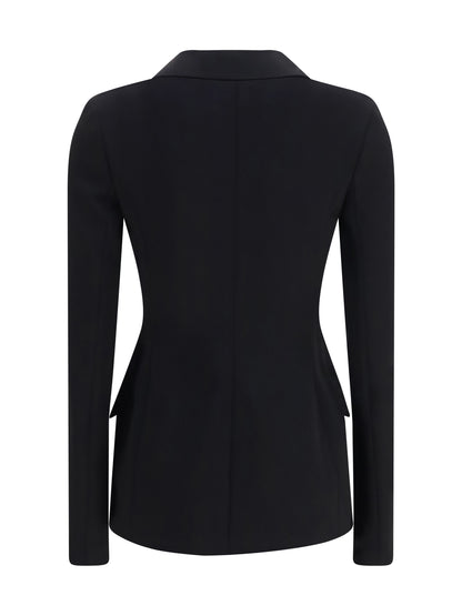 Dolce & Gabbana Stretch wool single breasted Jacket - Black