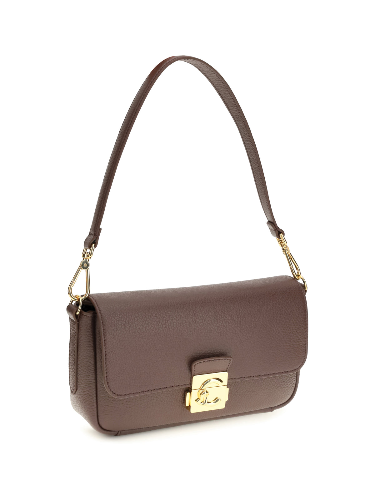 Coccinelle C-Me Lock medium Shoulder Bag - Berry