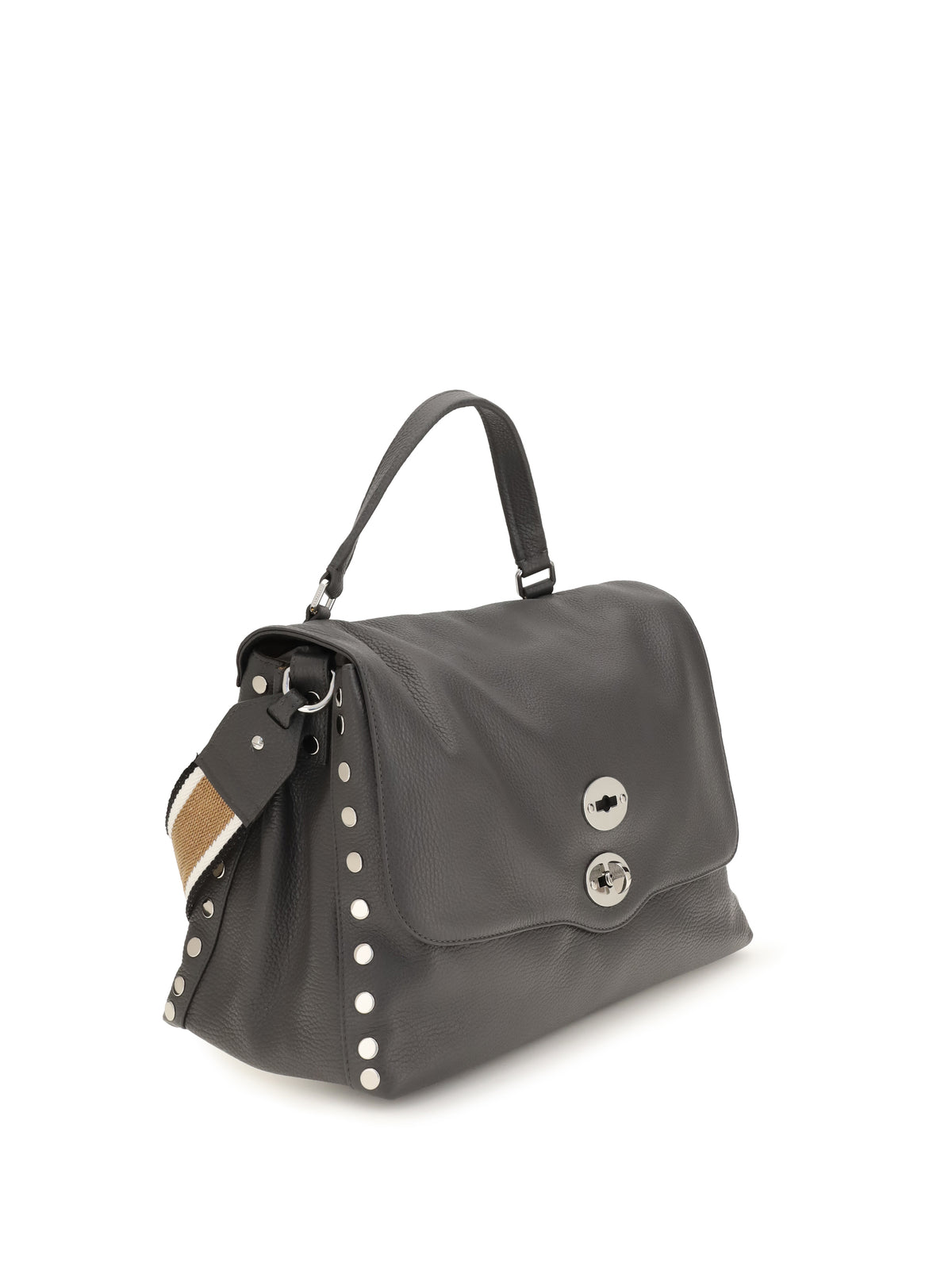 Zanellato Medium Postina Daily Handbag - Grey Vulcano