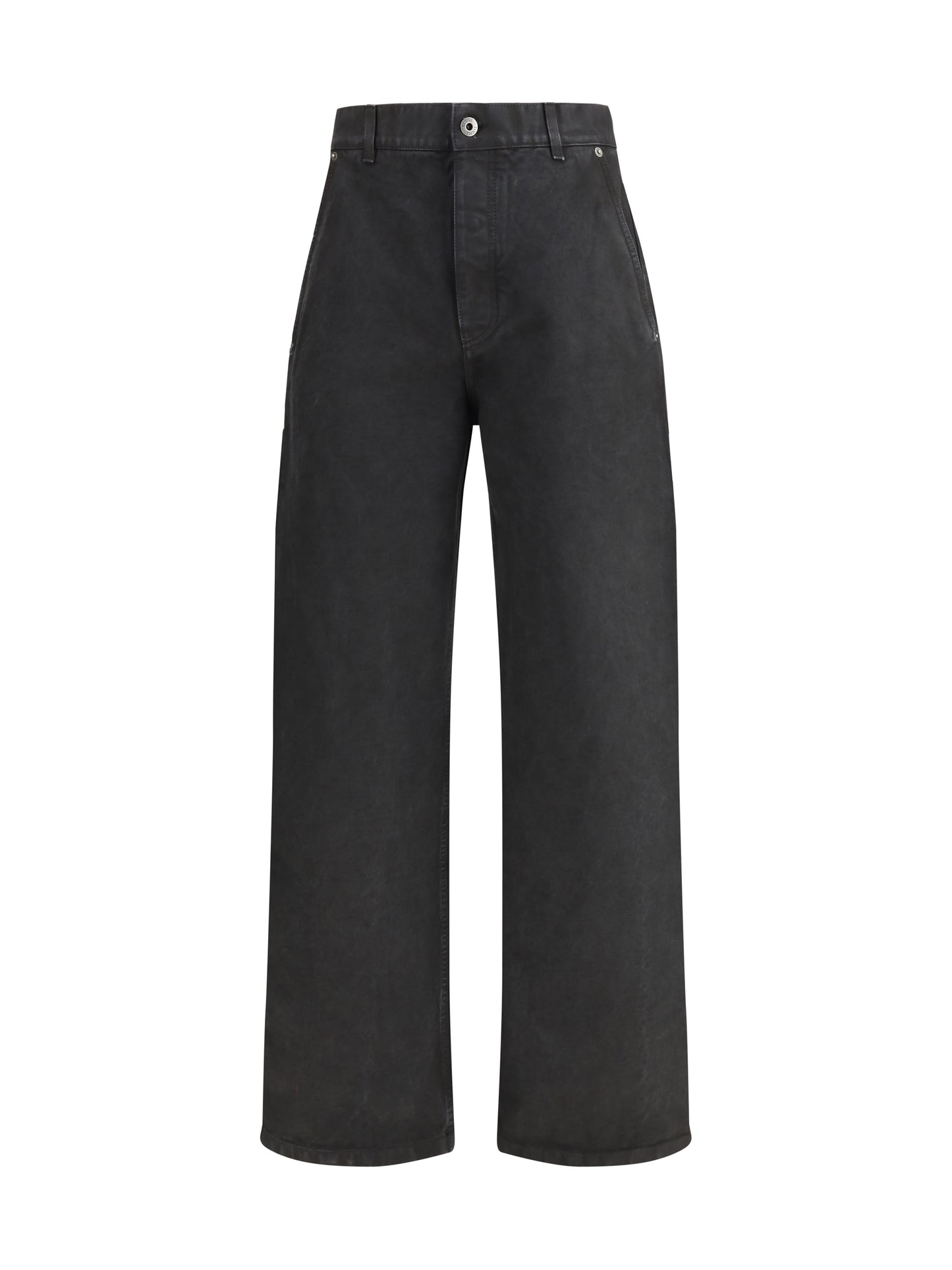 LOEWE Baggy Jeans with a decorative single belt detail