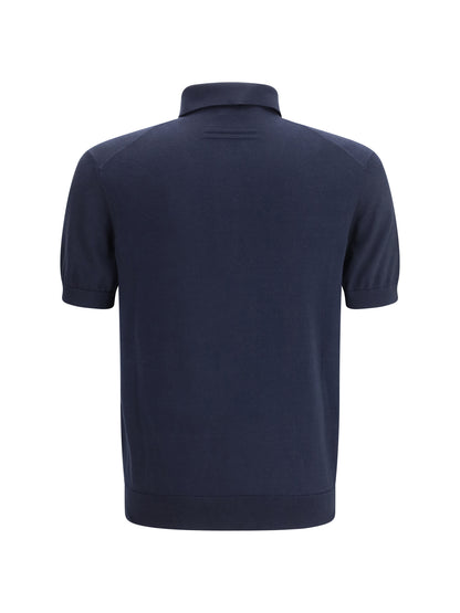 ZEGNA Cotton Polo with classic collar