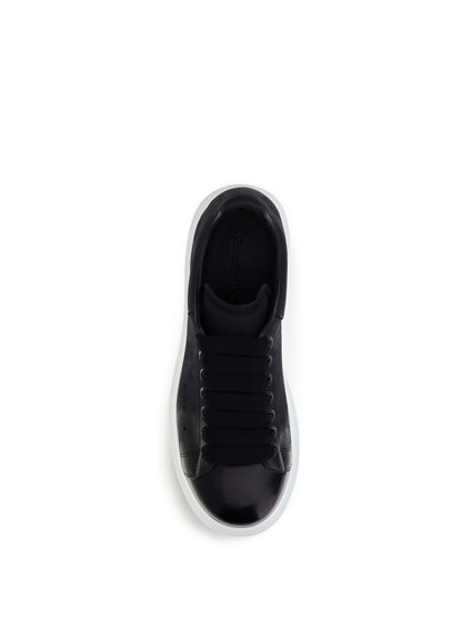Alexander Mcqueen Oversized Sneakers in lea - Indigo Blue
