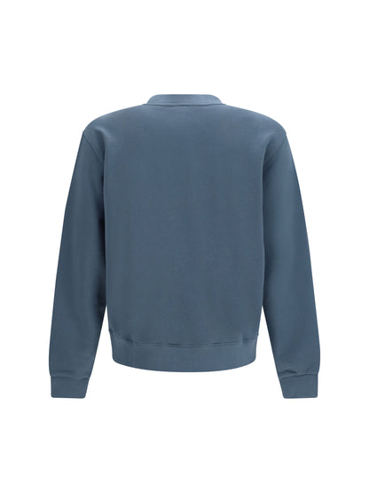 Kenzo Kenzo signature embroidered cotton Sweatshirt - Anthracite