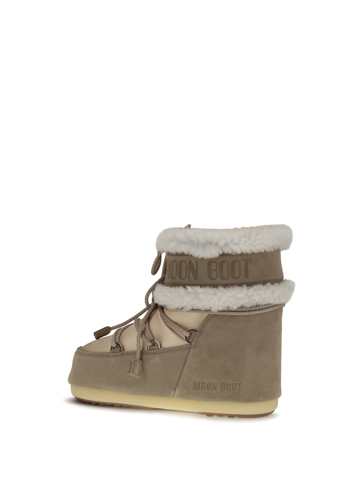 Moon Boot Icon Low Pearly Plus Booties - Pale Peach/Sand