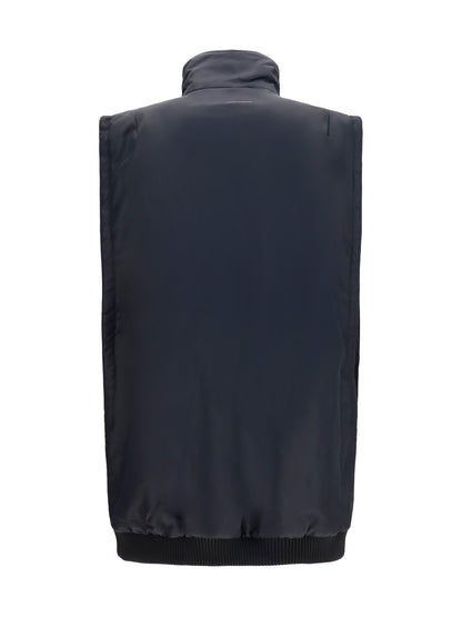 MM6 Maison Margiela Zip-pocket Vest - Black