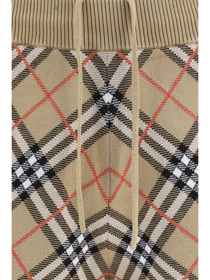 Burberry Check cotton blend Shorts - Sand Ip Check