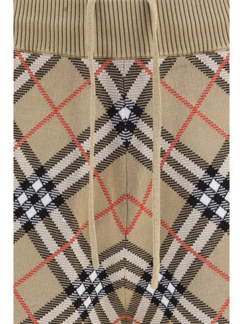 Burberry Check cotton blend Shorts - Sand Ip Check