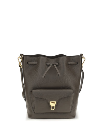 Coccinelle Beat Generation Bucket Bag - Mud
