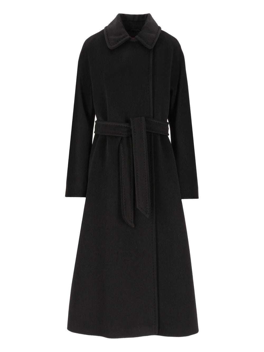 Studio Max Mara Apice Virgin Wool Coat - Black