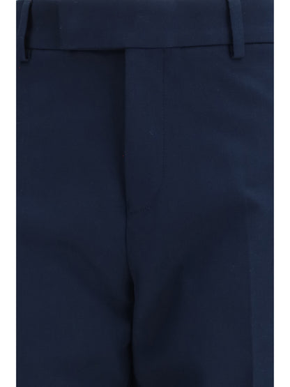 FERRAGAMO Cotton and cashmere chinos Pants