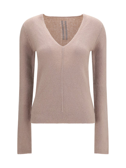 Rick Owens V-neck Sweater - Rose