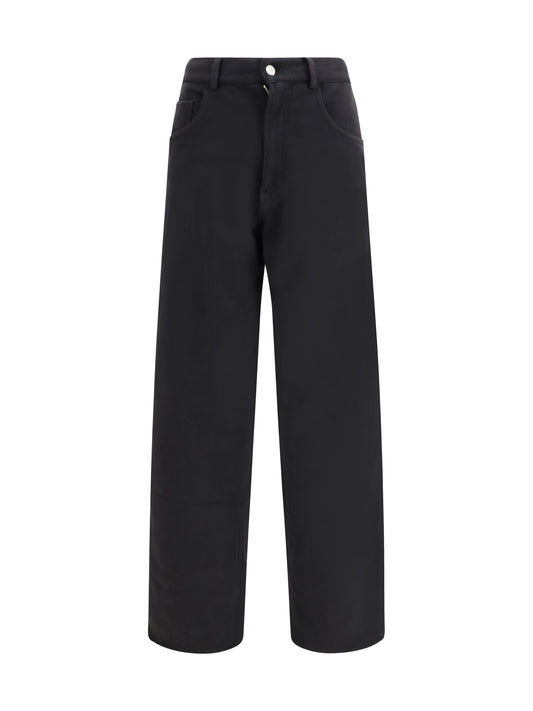 MM6 Maison Margiela Cotton track Pants - Black