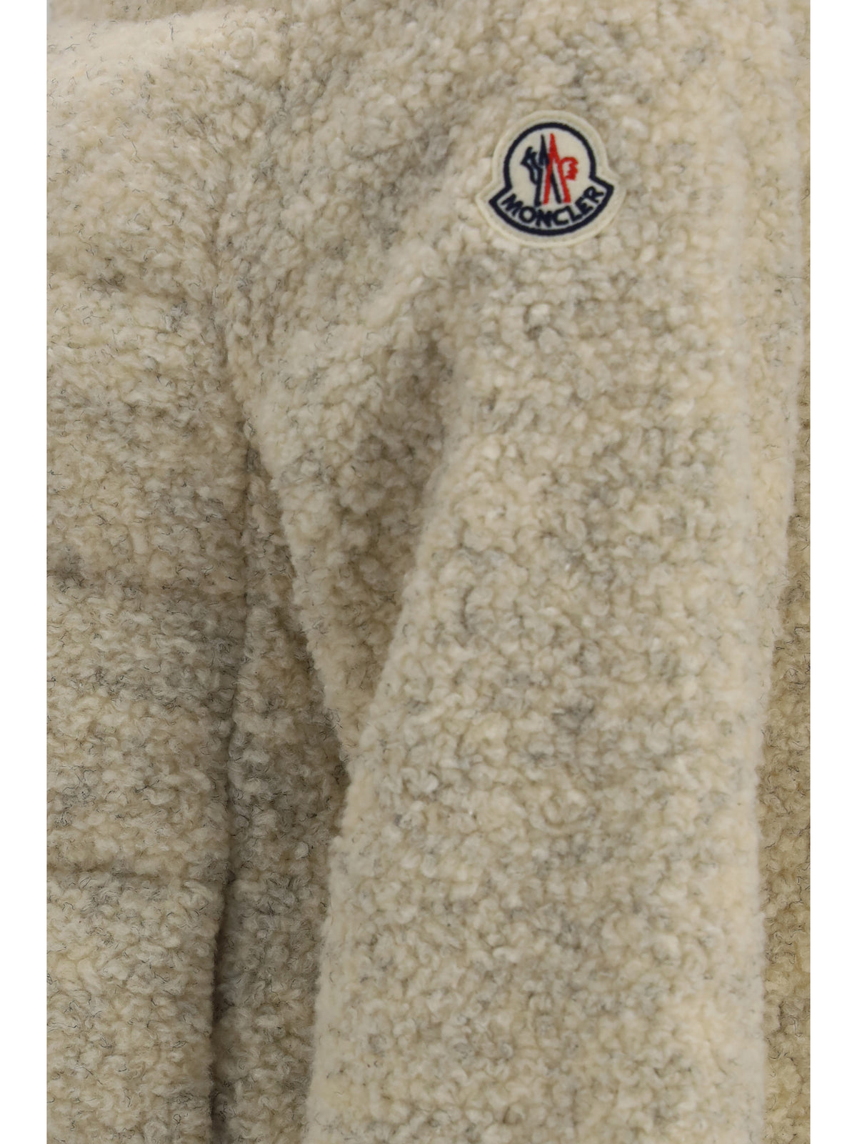 Moncler Padded Teddy Hoodie - Open White