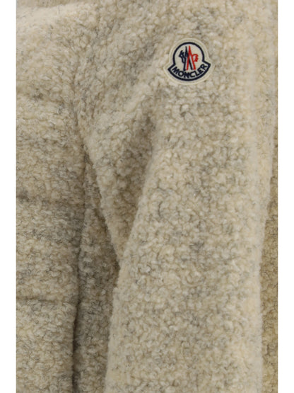 Moncler Padded Teddy Hoodie - Open White
