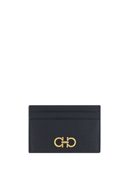 Ferragamo Gancini Card Holder - Black