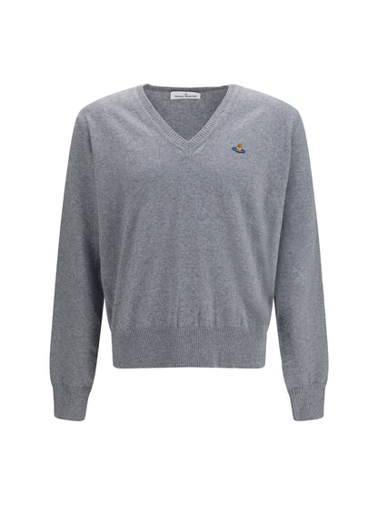 Vivienne Westwood Mark Sweater - Dark Grey Melange