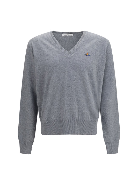 Vivienne Westwood Mark Sweater - Dark Grey Melange
