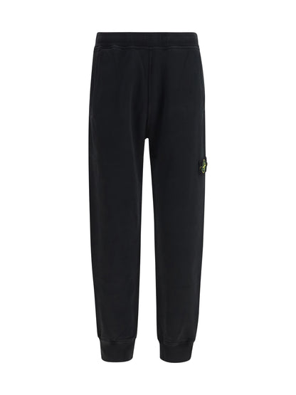 Stone Island Logo patch Sweatpants - Black