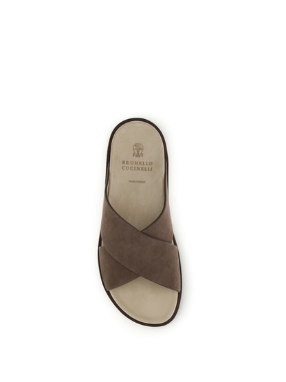 BRUNELLO CUCINELLI Suede Sandals