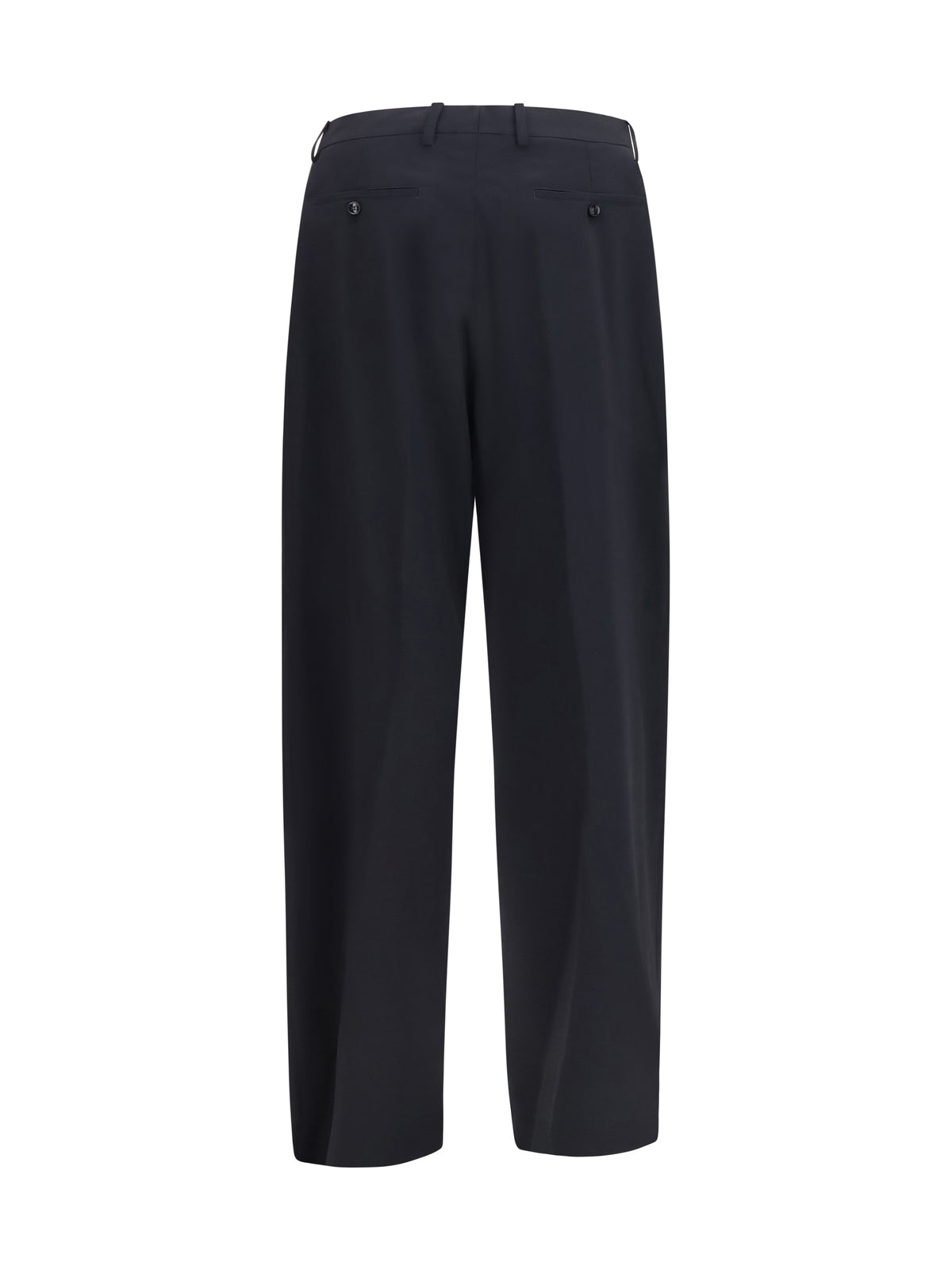 Giorgio Armani Pants in virgin wool tailoring - Dark Navy
