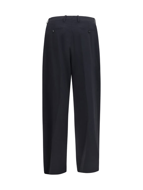 Giorgio Armani Pants in virgin wool tailoring - Dark Navy