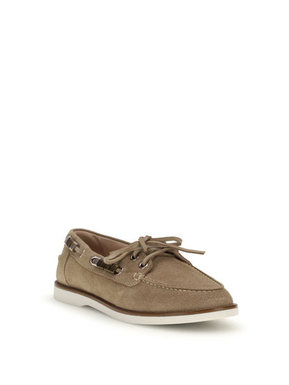 PINKO Suede Grace Loafers