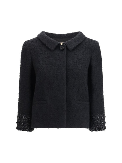 VALENTINO Tweed virgin wool Jacket
