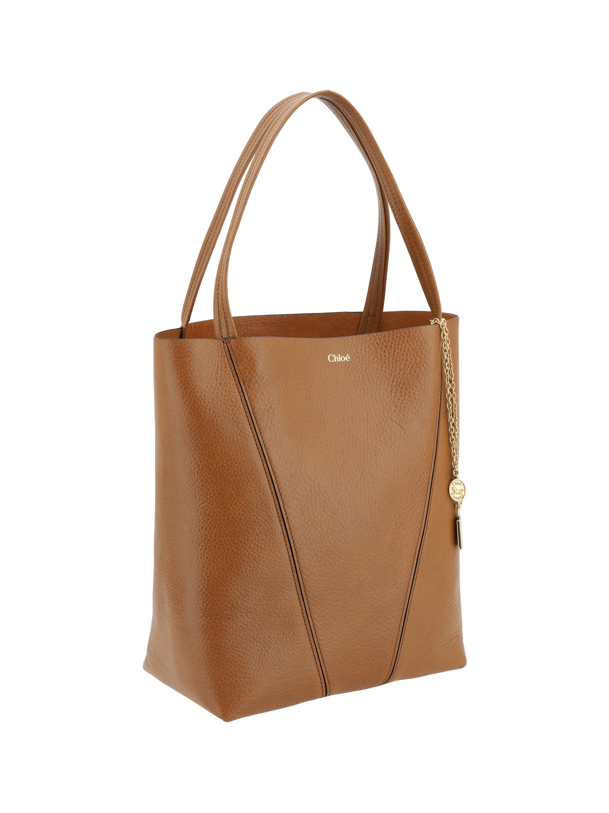 Chloé Spin Shoulder Bag - Clay Brown
