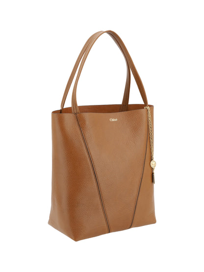 Chloé Spin Shoulder Bag - Clay Brown