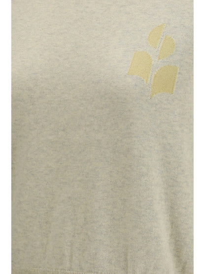 Marant Étoile Lanta Sweater - Light Grey/Light Yellow