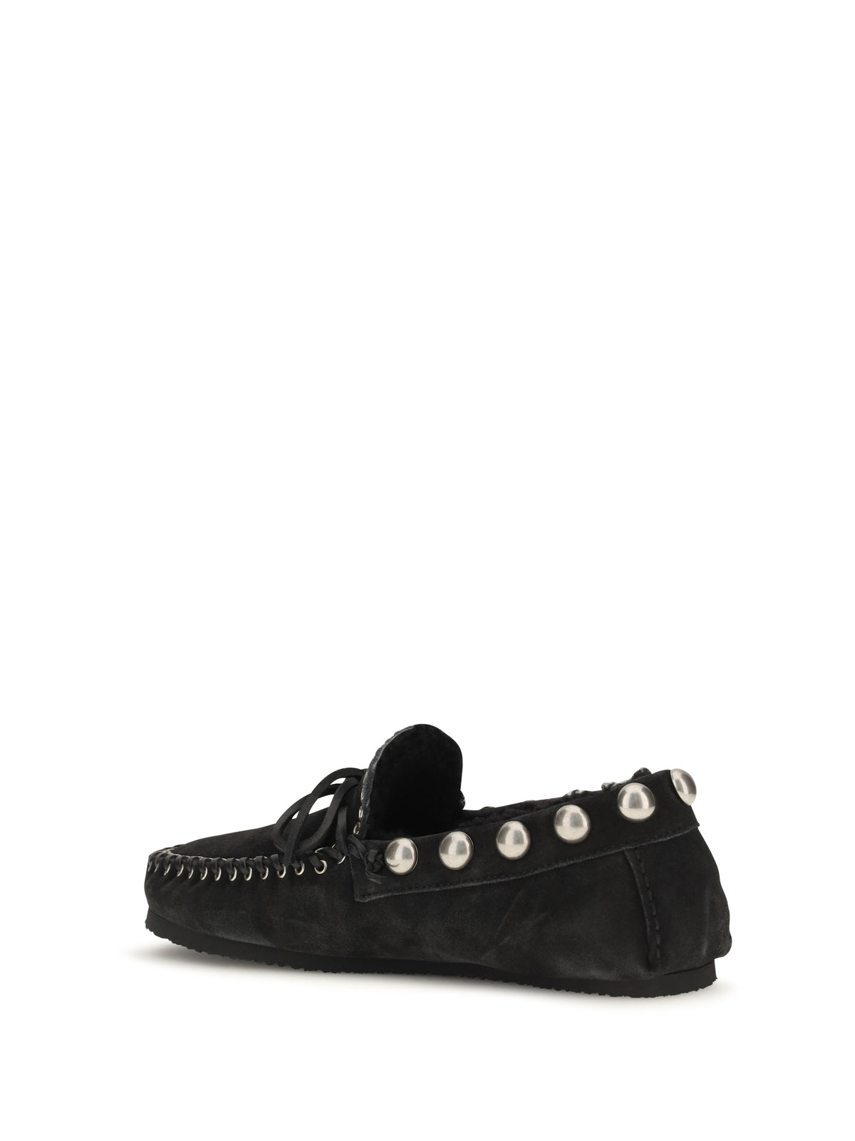 Isabel Marant Fitza suede Loafers - Faded Black