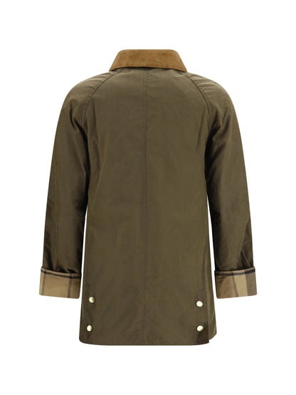 Barbour Beadnell waxed Jacket - Beech/Birchwood