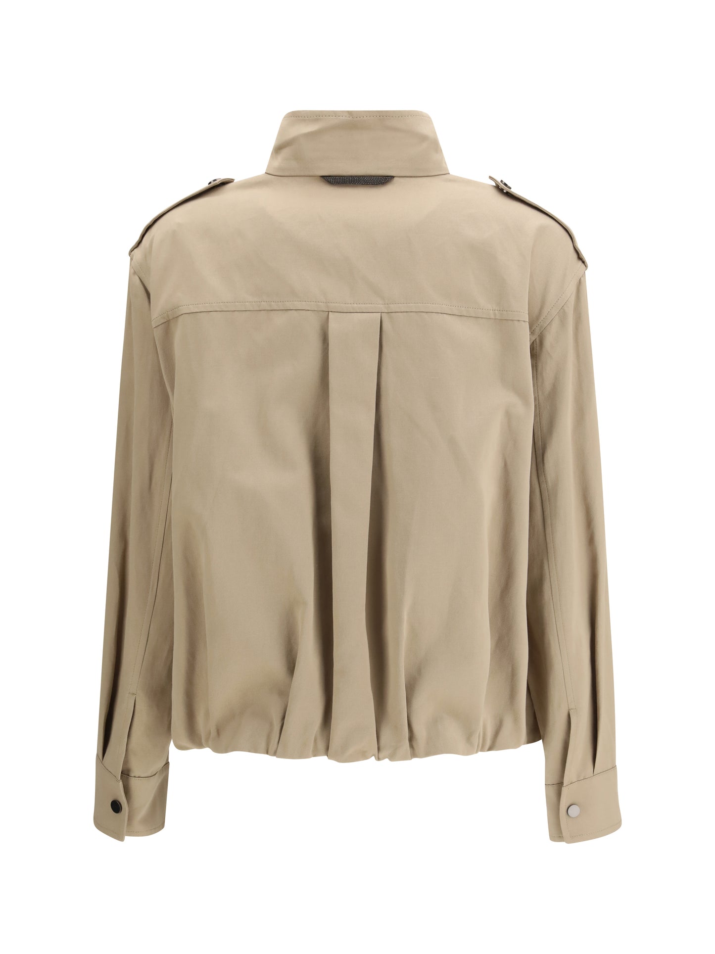 BRUNELLO CUCINELLI Double closure with zip and snap buttons Jacket