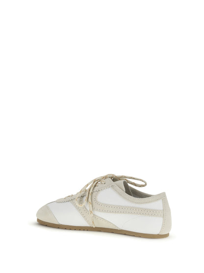 Dries Van Noten Leather Sneakers - White