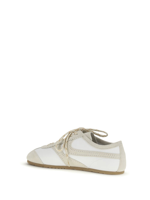 Dries Van Noten Leather Sneakers - White