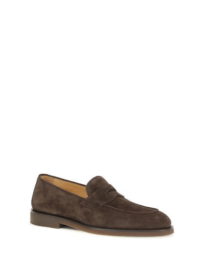 Brunello Cucinelli Suede leather Loafers - Moka