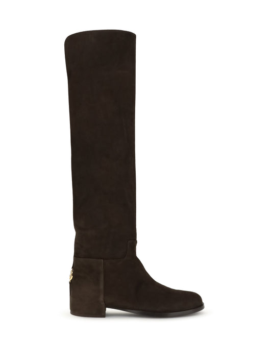 DOLCE & GABBANA Suede High Boots
