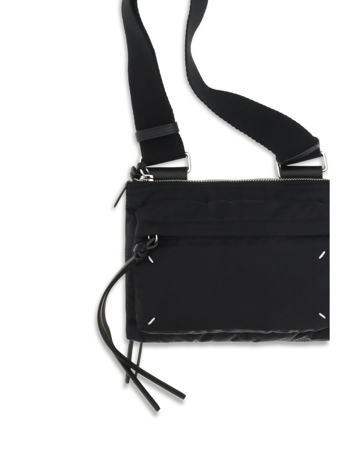 Maison Margiela Zip Camera Shoulder Bag - Black/Black