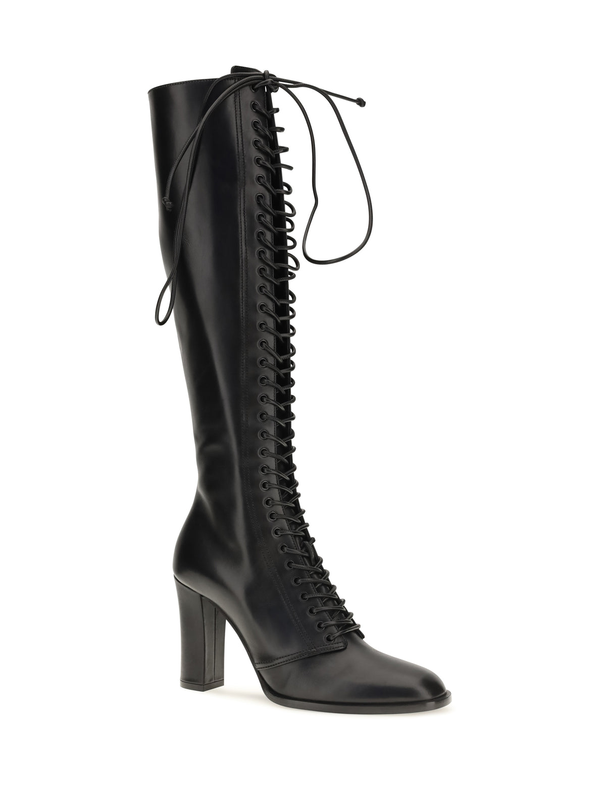 Dolce & Gabbana Lace-up knee-high Boots - Black