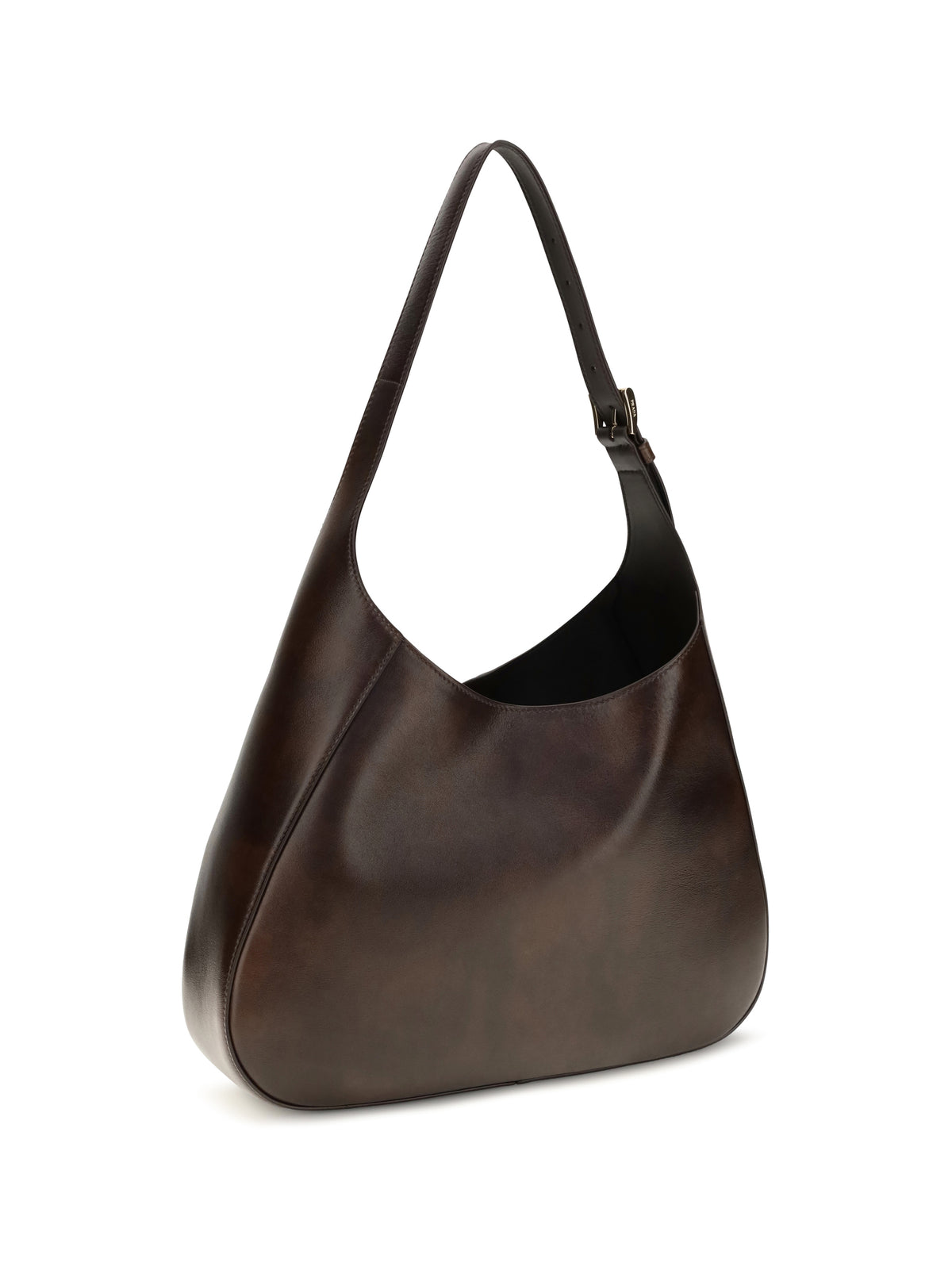 Prada Boogie medium leather Shoulder Bag - Cacao