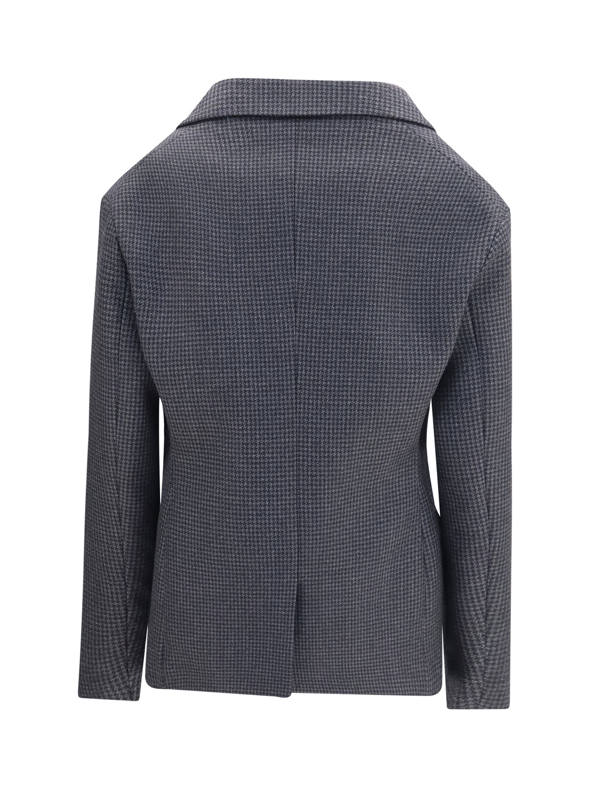 Balenciaga Double-breasted wool Blazer - Dark Grey/Black