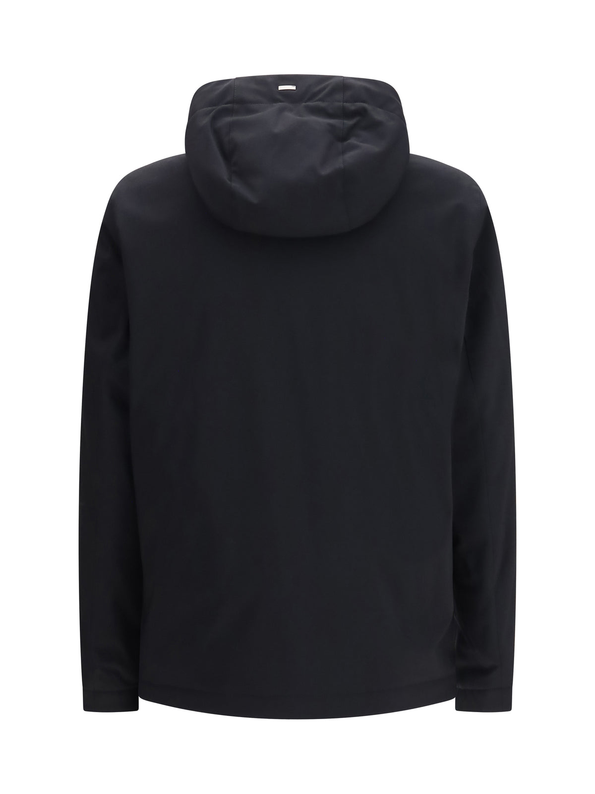 Herno Water-repellent nylon Hooded padded Jacket - Black