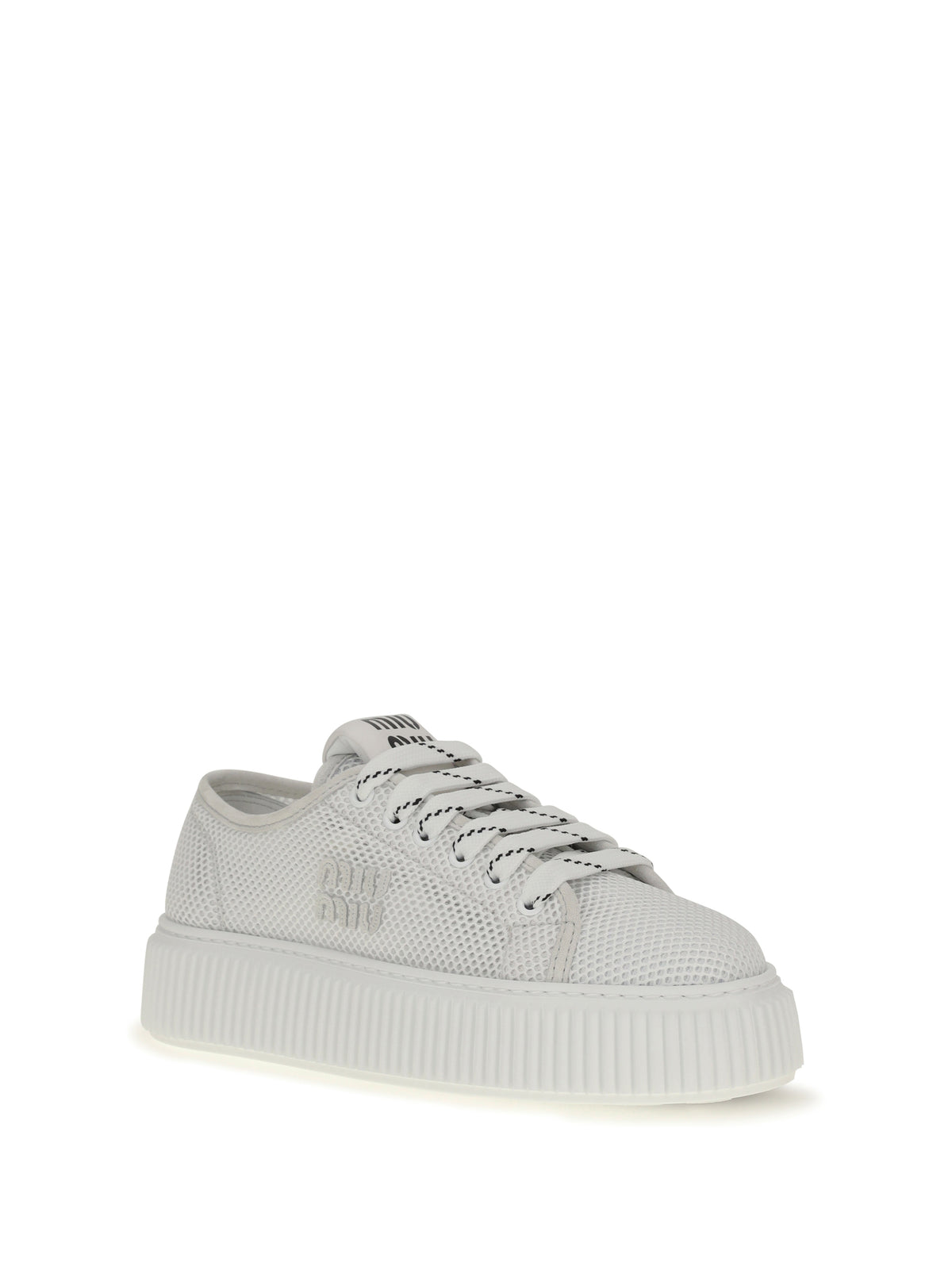 Miu Miu Platform Sneakers - White