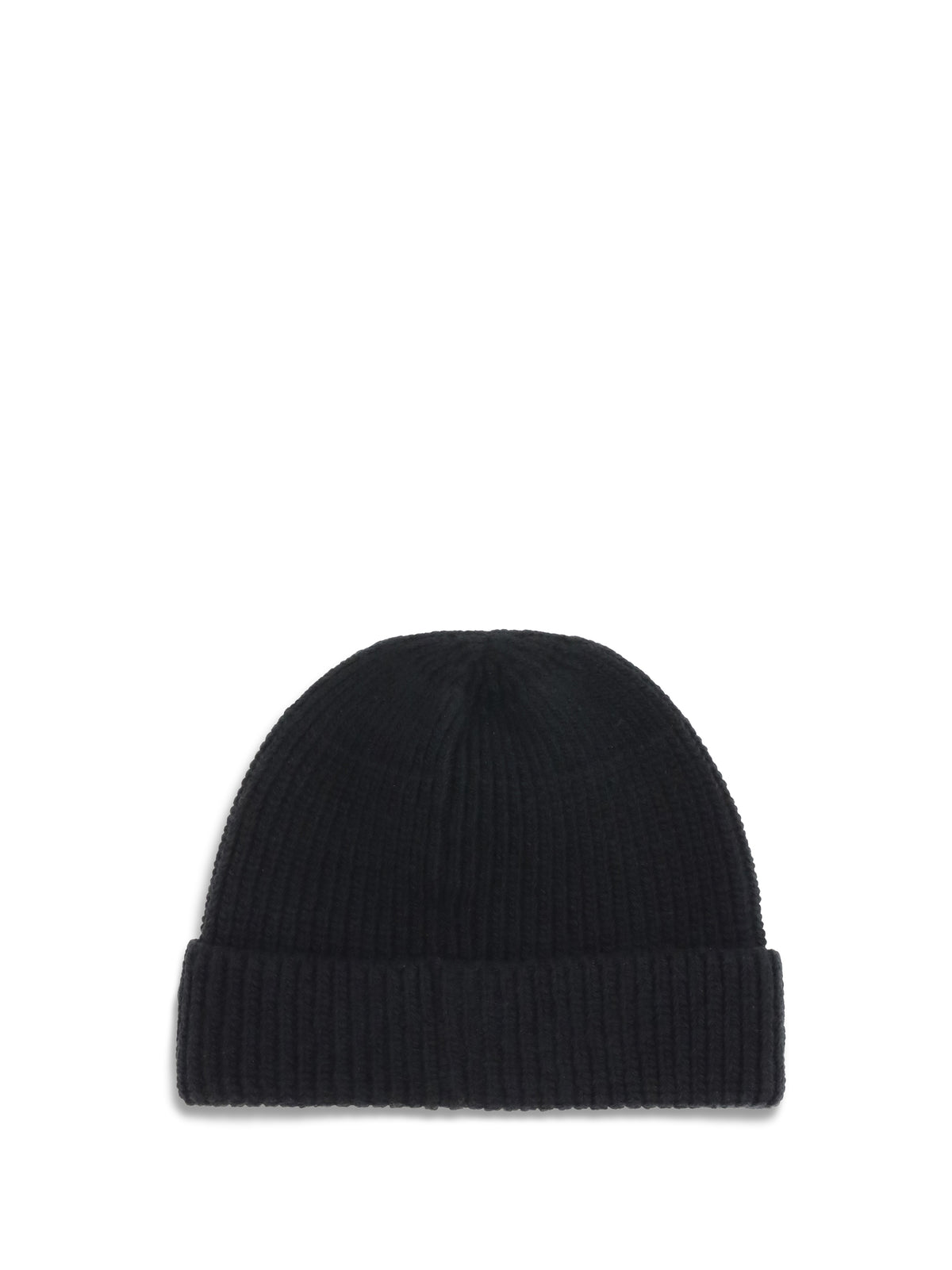 Prada Beanie Hat with logo - Black
