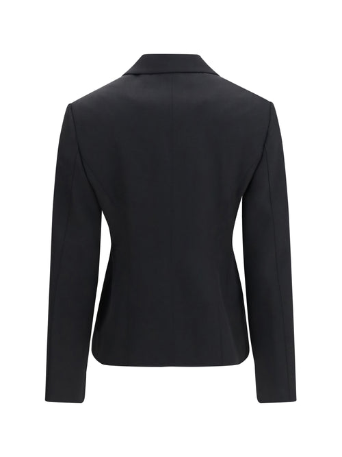 Alaïa Lightweight wool double-breasted Jacket - Noir