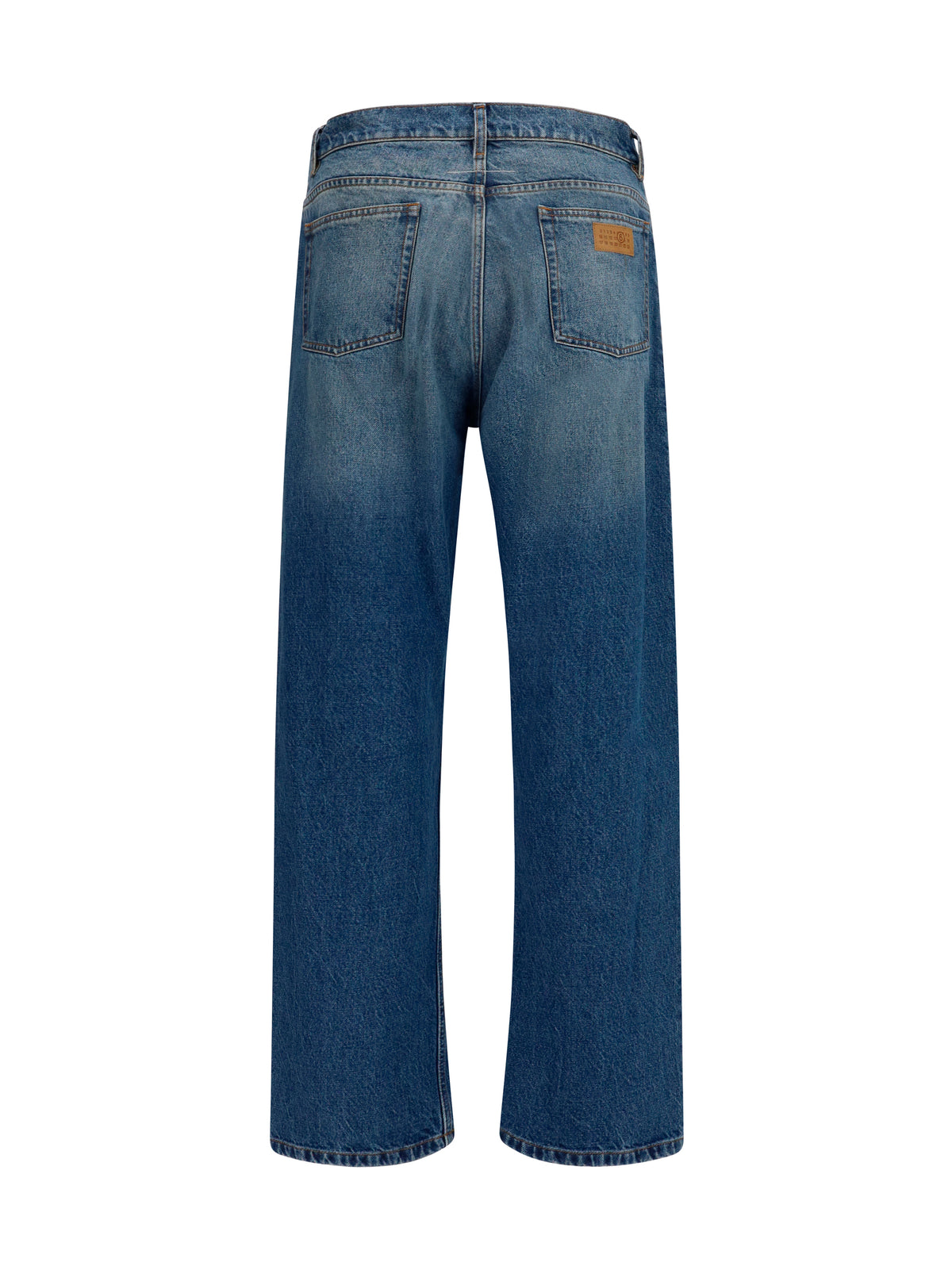MM6 Maison Margiela Straight-leg Jeans - Blue
