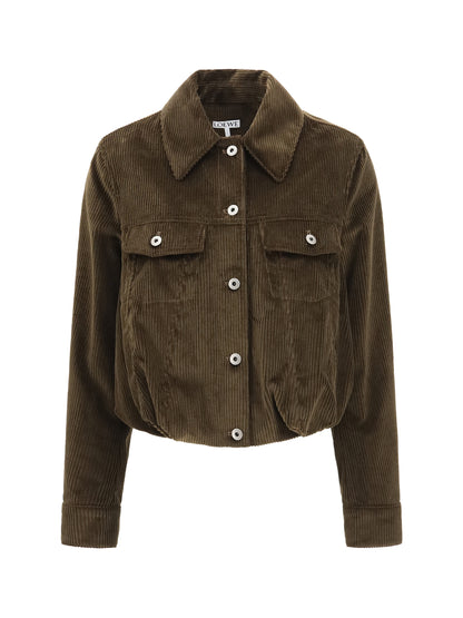 Loewe Cotton corduroy Jacket - Brown